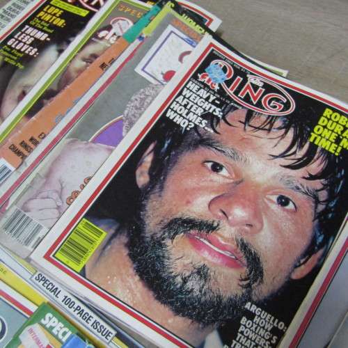 The Ring Boxing magazine - Lot of 43 issues dated between 1953 and 1986 most in good condition