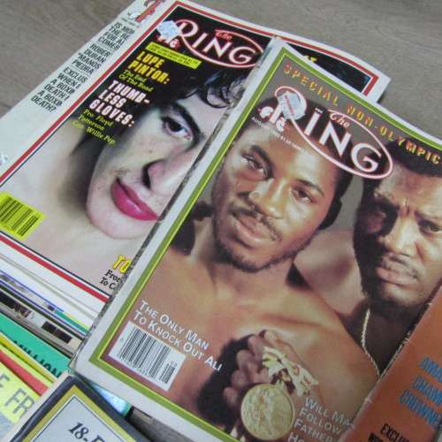 The Ring Boxing magazine - Lot of 43 issues dated between 1953 and 1986 most in good condition