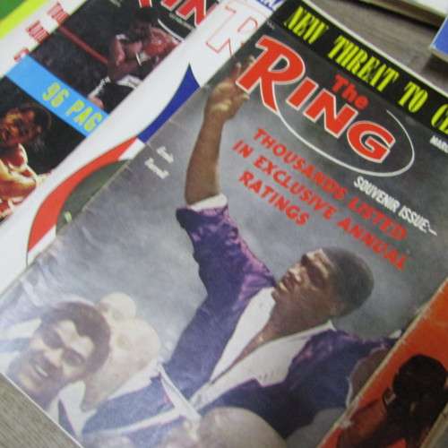 The Ring Boxing magazine - Lot of 43 issues dated between 1953 and 1986 most in good condition