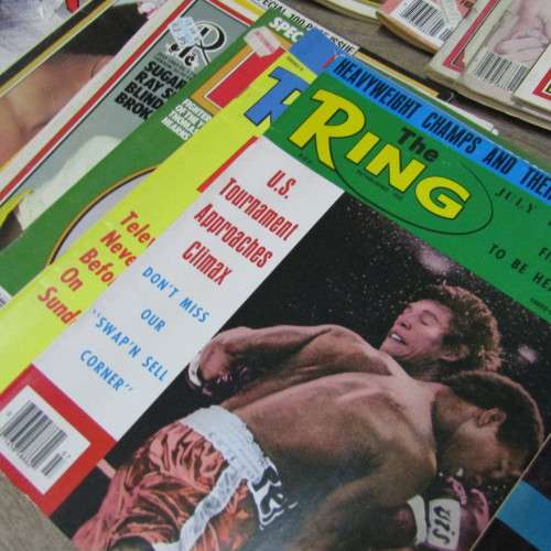 The Ring Boxing magazine - Lot of 43 issues dated between 1953 and 1986 most in good condition