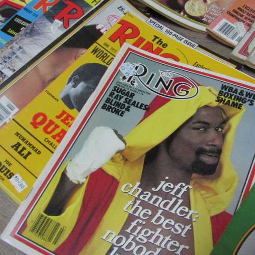 The Ring Boxing magazine - Lot of 43 issues dated between 1953 and 1986 most in good condition