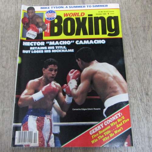 Lot of 25 World Boxing magazines dated between July 1982 to November 1987
