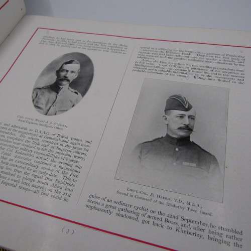 Kimberly Diamond Fields Advertiser - The Siege of Kimberly 1899-1900 leather bound gilt edged
