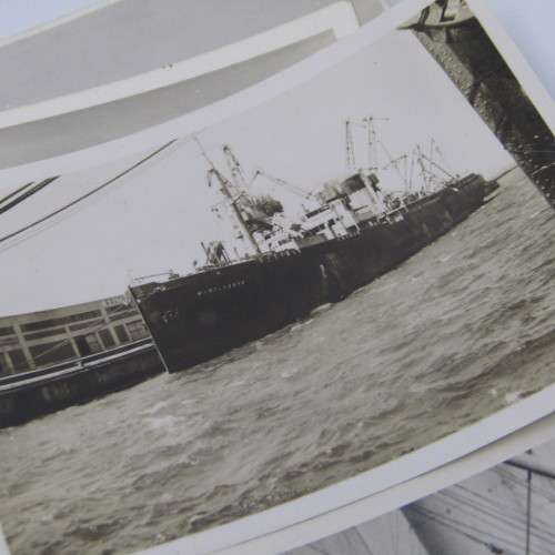 Lot of 19 WW2 photos of ships and Watercraft - North America