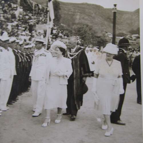 Royalty Lot of 5 photos of King George 6`s visit to Cape Town 1937