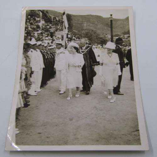 Royalty Lot of 5 photos of King George 6`s visit to Cape Town 1937