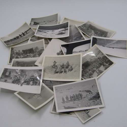 Lot of 21 WW2 photos taken in North Africa