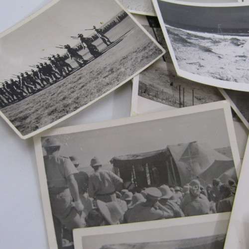 Lot of 21 WW2 photos taken in North Africa