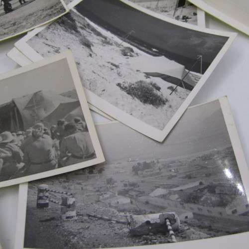 Lot of 21 WW2 photos taken in North Africa