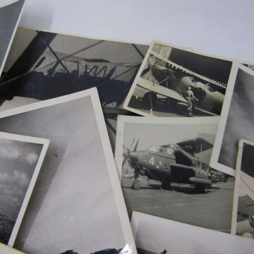 Lot of 19 photos of military aircraft taken during WW2 - most in North Africa