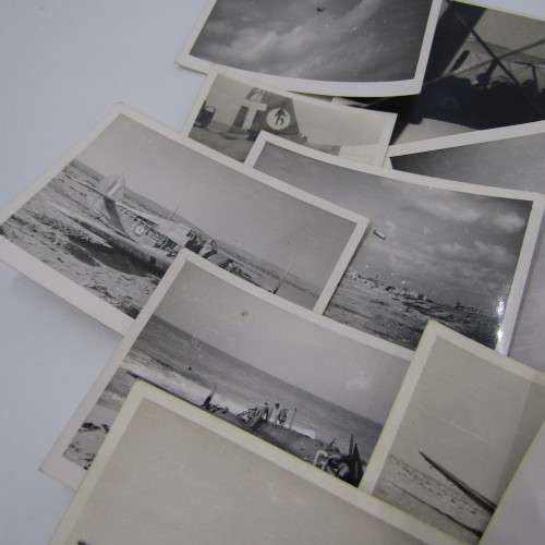 Lot of 19 photos of military aircraft taken during WW2 - most in North Africa