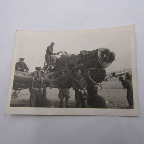 Lot of 19 photos of military aircraft taken during WW2 - most in North Africa