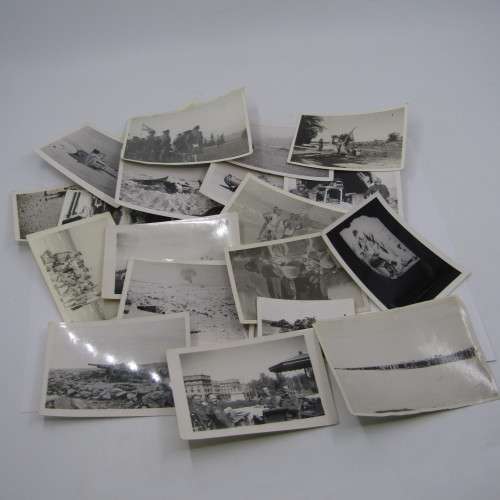 Lot of 21 WW2 photos taken in North Africa