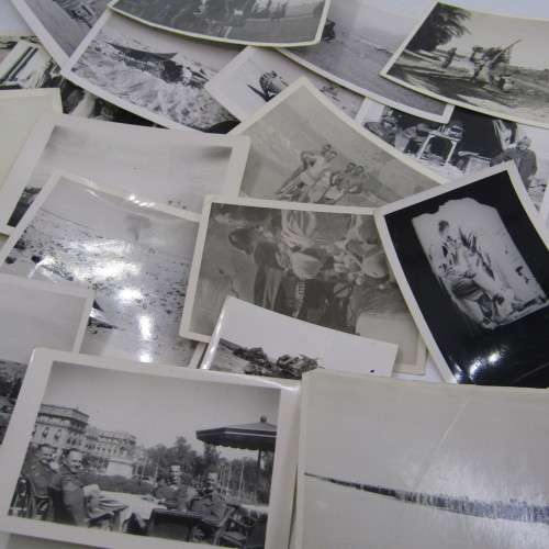 Lot of 21 WW2 photos taken in North Africa