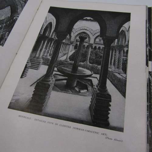 Booklet and intro sheets for tours offered to soldiers in Italy