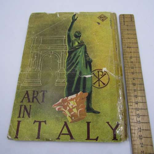Booklet and intro sheets for tours offered to soldiers in Italy