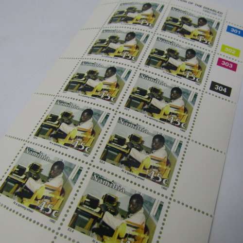 Namibia Swakopmund 4 full sheets of mint stamps SACC 55,56,57,58