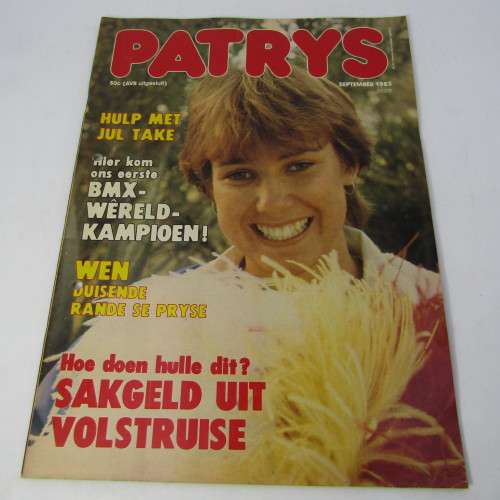 Patrys magazine - September 1983 - no center poster - punch holes