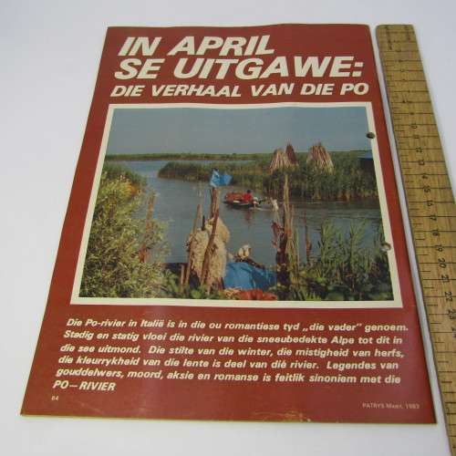 Patrys magazine - Maart 1983 - Die oe en ore van ons polisie - Lochner de Kock - punch holes