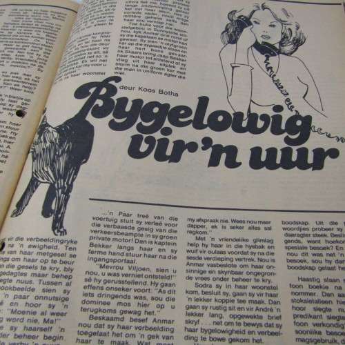 Patrys magazine - April 1979 - TV se Trompie - no center poster - punch holes