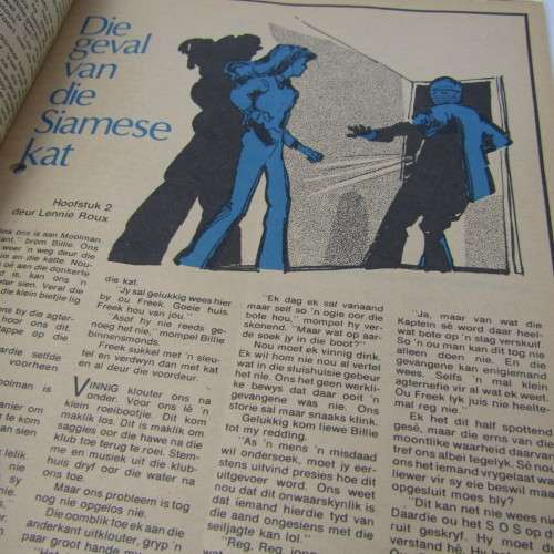 Patrys magazine - January 1979 - Zoebe teen Brit by Isandhlwana - no center poster - punch holes