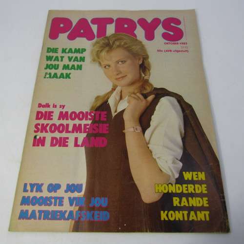 Patrys magazine - Oktober 1983 - no center poster - punch holes