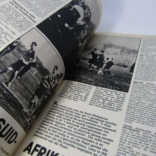 Patrys magazine - Augustus 1982 - Rugby in SA deel 3 - Witwatersrand Kadetkamp - no center poster