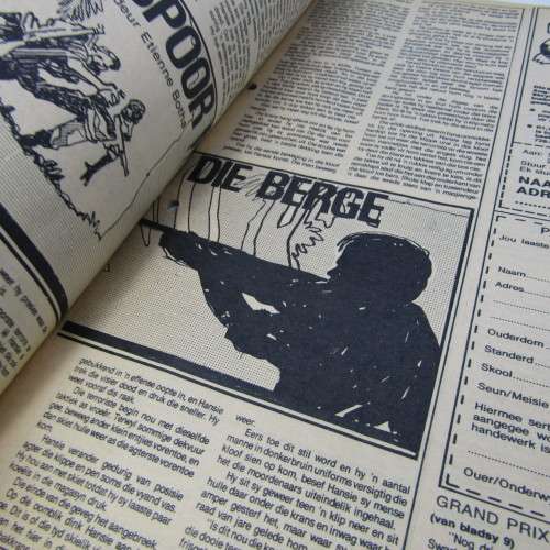 Patrys magazine - Junie 1977 - Die Slag van Waterloo - John Paul Young - no center page - punch hole
