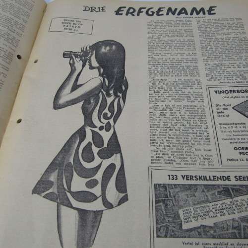 Patrys magazine - Maart 1971 - Hoerskool uitgawe - small article on page 21 removed - punch holes