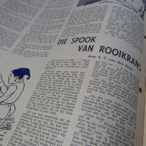 Patrys magazine - Maart 1971 - Hoerskool uitgawe - small article on page 21 removed - punch holes