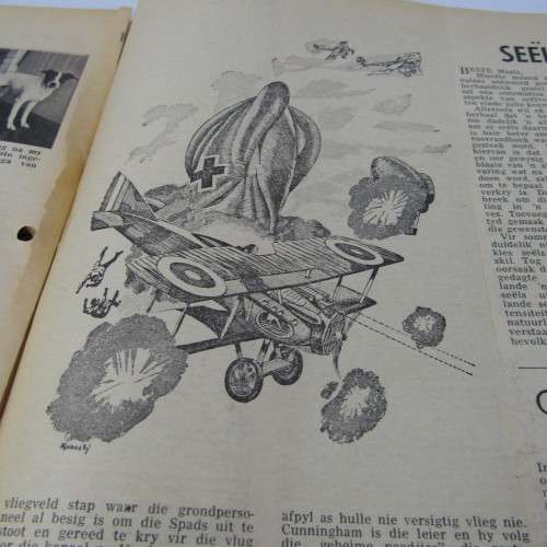 Patrys magazine - April 1971 - Hoerskool uitgawe - Militere opleiding van SA seuns - punch holes