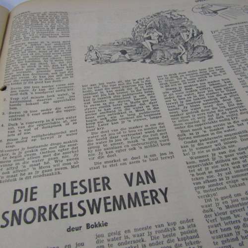 Patrys magazine - Februarie 1971 - Hoerskool uitgawe - punch holes