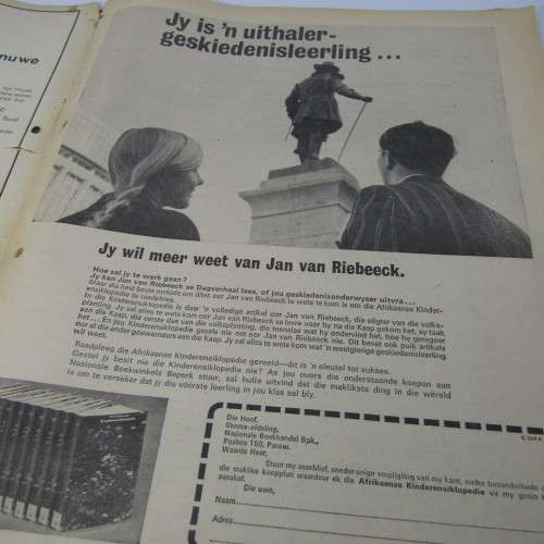 Patrys magazine - April 1971 - Laerskool uitgawe with History appendix - hole punch