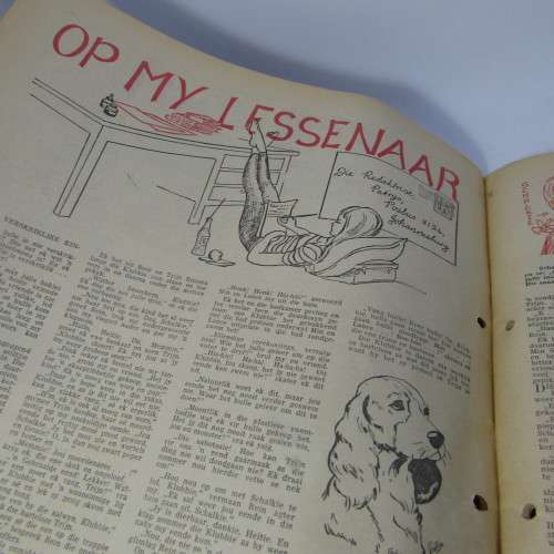 Patrys magazine - April 1971 - Laerskool uitgawe with History appendix - hole punch