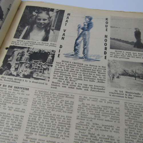 Patrys magazine - Julie 1970 - Hoerskool uitgawe - cover loose - articles removed  - punch holes