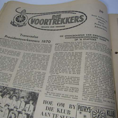 Patrys magazine - Maart 1971 - Laerskool uitgawe with History appendix - articles removed - punch ho