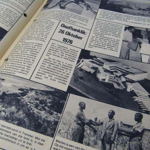 Patrys magazine - Januarie 1978 - Mosjwesjwe article  - no poster - punch holes