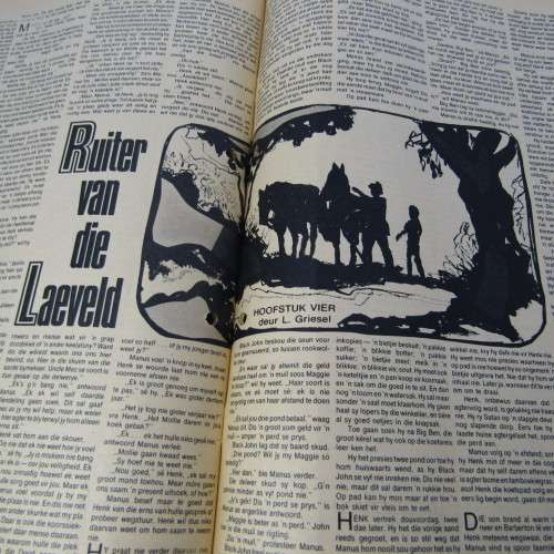 Patrys magazine - Januarie 1978 - Mosjwesjwe article  - no poster - punch holes