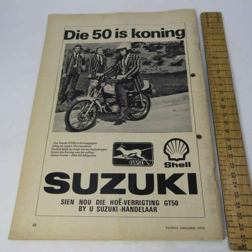 Patrys magazine - Januarie 1978 - Mosjwesjwe article  - no poster - punch holes