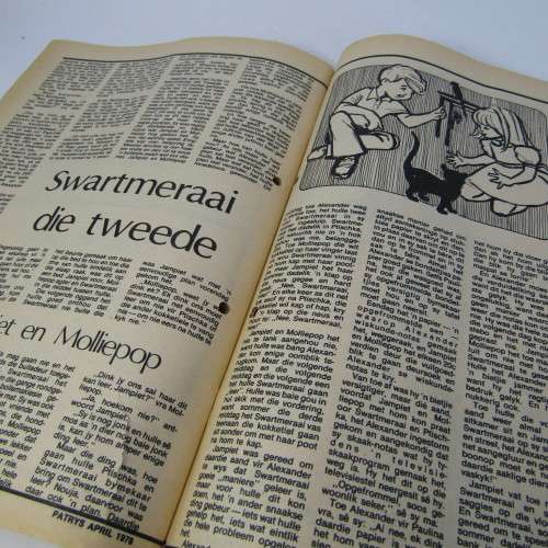 Patrys magazine - April 1978 - Die nuwe kabinet  - no poster - punch holes