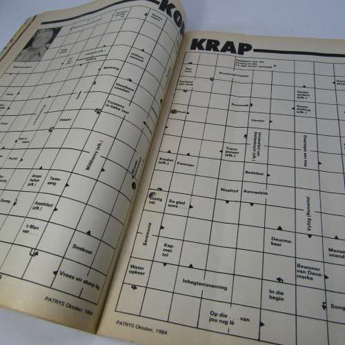 Patrys magazine - Oktober 1984 - no poster - punch holes