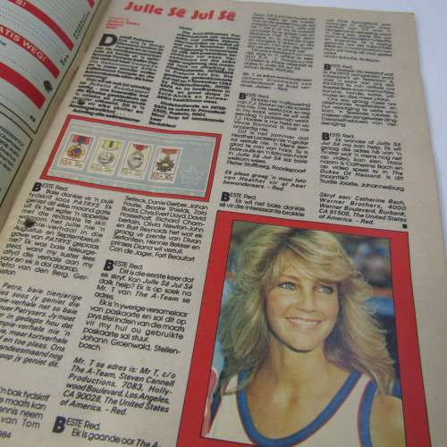 Patrys magazine - November 1984 - no poster - punch holes