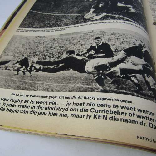 Patrys magazine - September 1982 - Marthinus Pretorius - SA Rugby deel 4 - no poster - punch holes