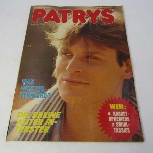 Patrys magazine - November 1982 - Rugby in SA deel 6  - no poster - punch holes