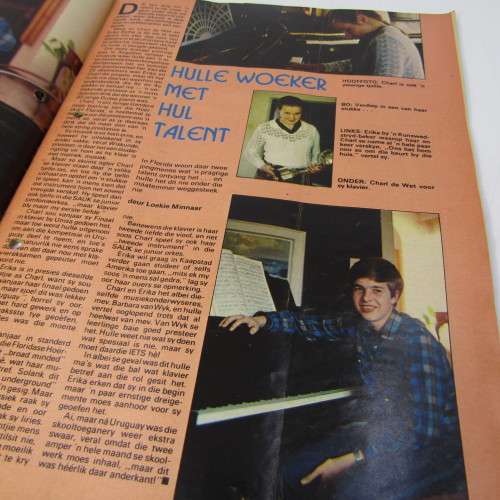 Patrys magazine - November 1982 - Rugby in SA deel 6  - no poster - punch holes