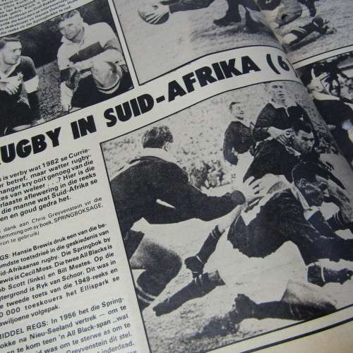 Patrys magazine - November 1982 - Rugby in SA deel 6  - no poster - punch holes