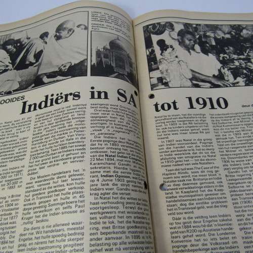 Patrys magazine - November 1982 - Rugby in SA deel 6  - no poster - punch holes