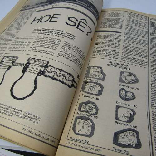 Patrys magazine - Augustus 1978 - no poster - punch holes