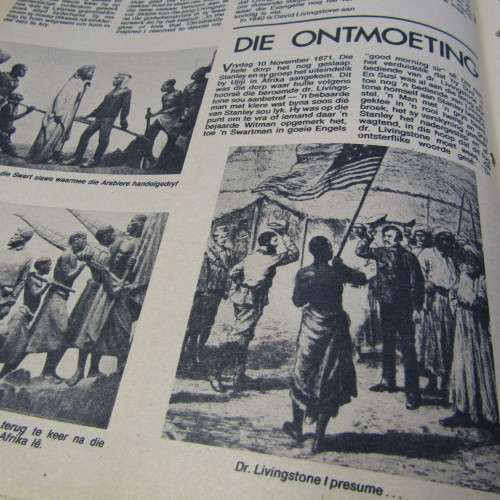 Patrys magazine - November 1976 - Dr. Livingstone srticle - no poster - punch holes