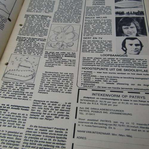 Patrys magazine - September 1976 - no poster - punch holes